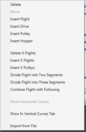 FlightsTabRightClickOptions