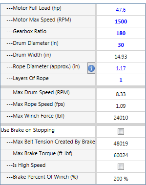 TakeupWinchTable